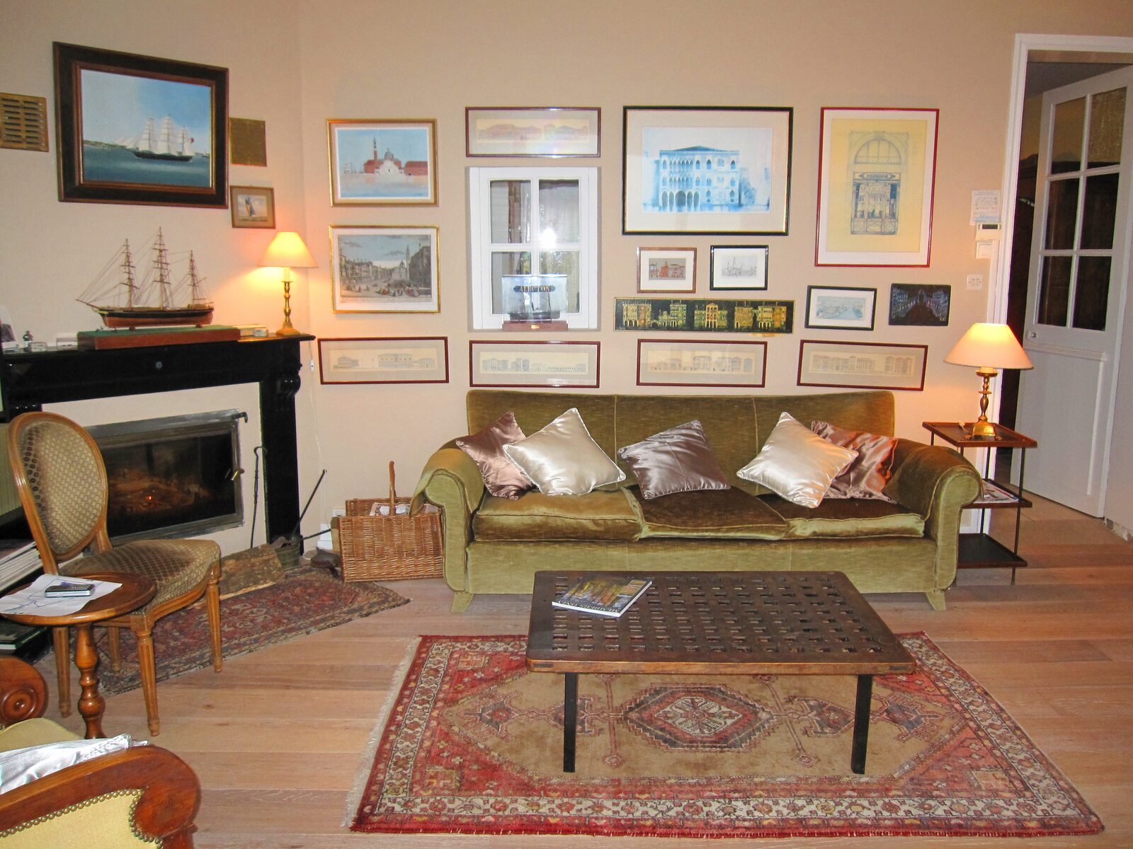Salon avec vue sur la mer